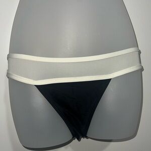 Black and Cream Enjoue Cheeky Style Bikini